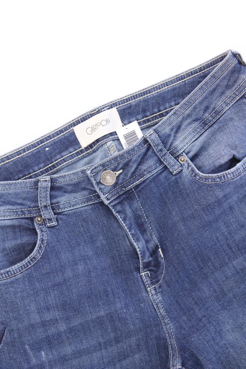 Cartoon Skinny Jeans Gr. 36 blau aus Baumwolle