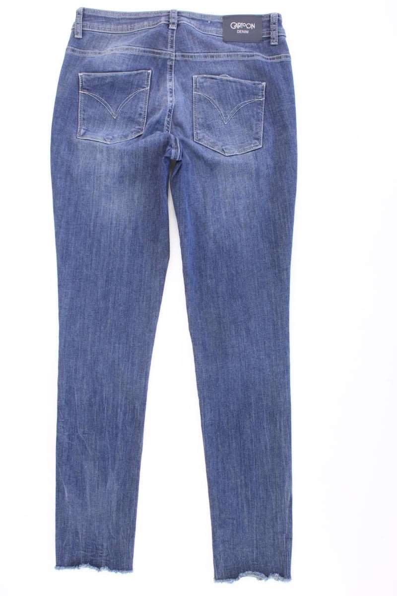 Cartoon Skinny Jeans Gr. 36 blau aus Baumwolle