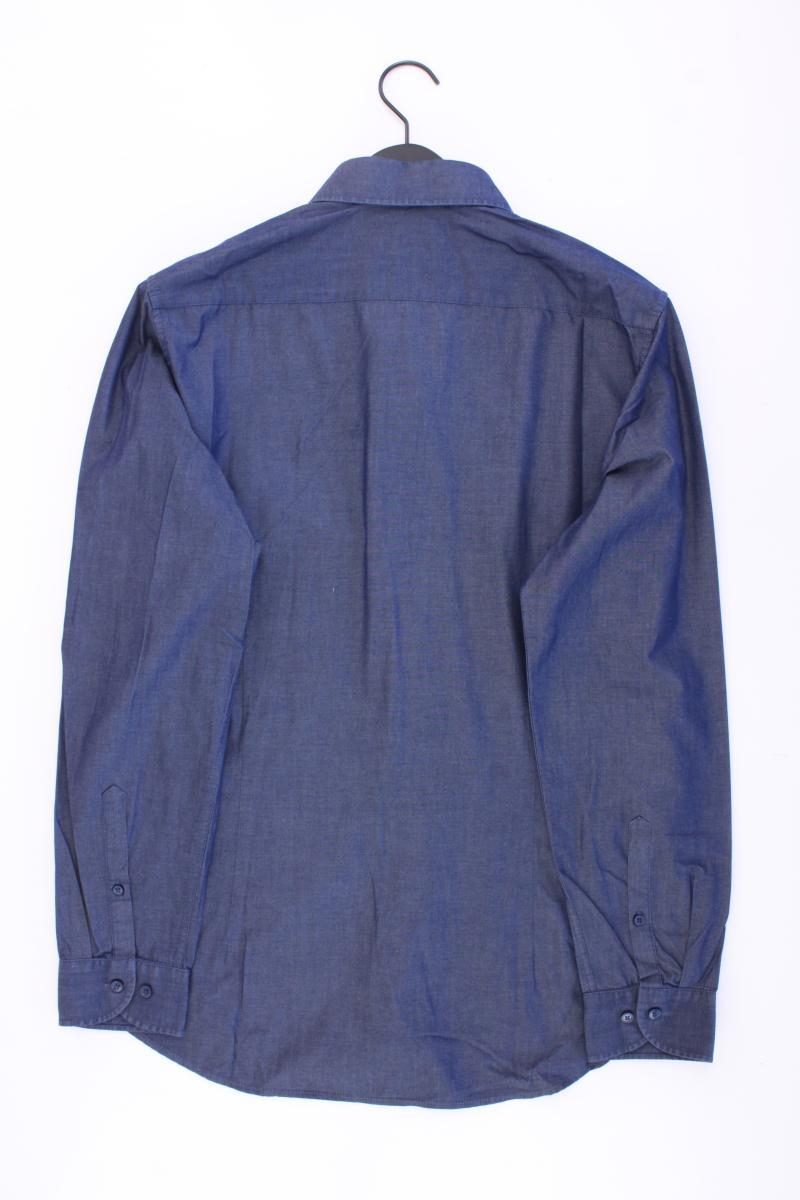 Strauss Langarmhemd für Herren Gr. Hemdgröße 41/42 blau