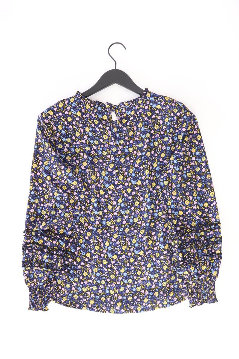 Only Bluse Gr. 40 Langarm blau aus Polyester