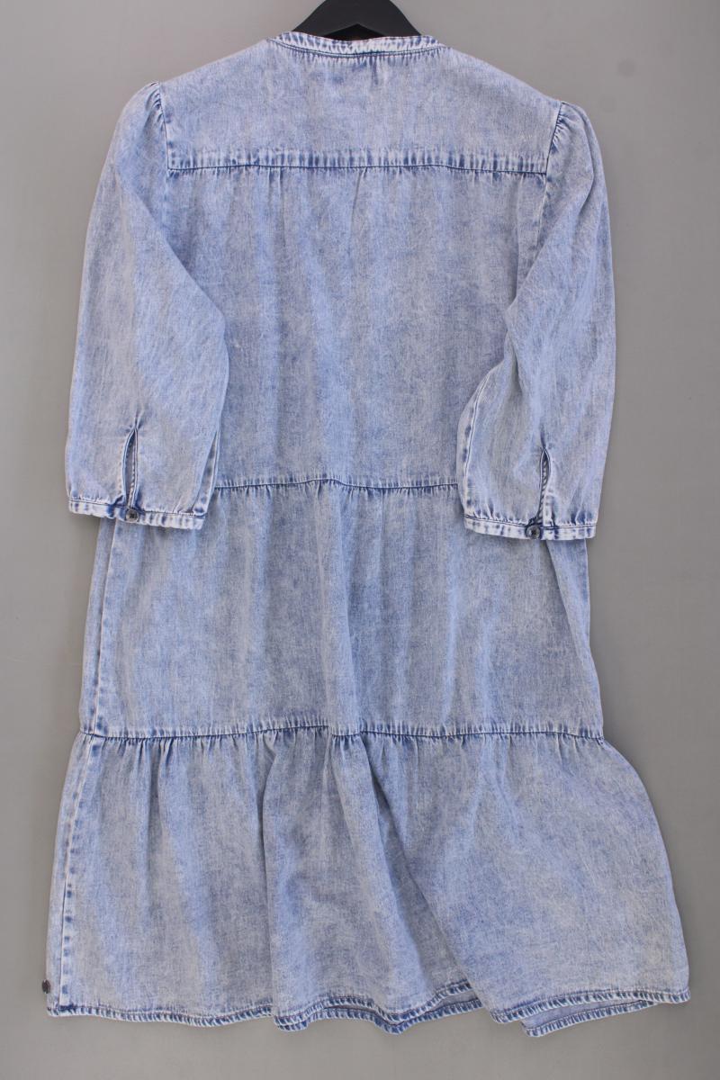 Garcia Jeans Jeanskleid Gr. L 3/4 Ärmel blau aus Baumwolle