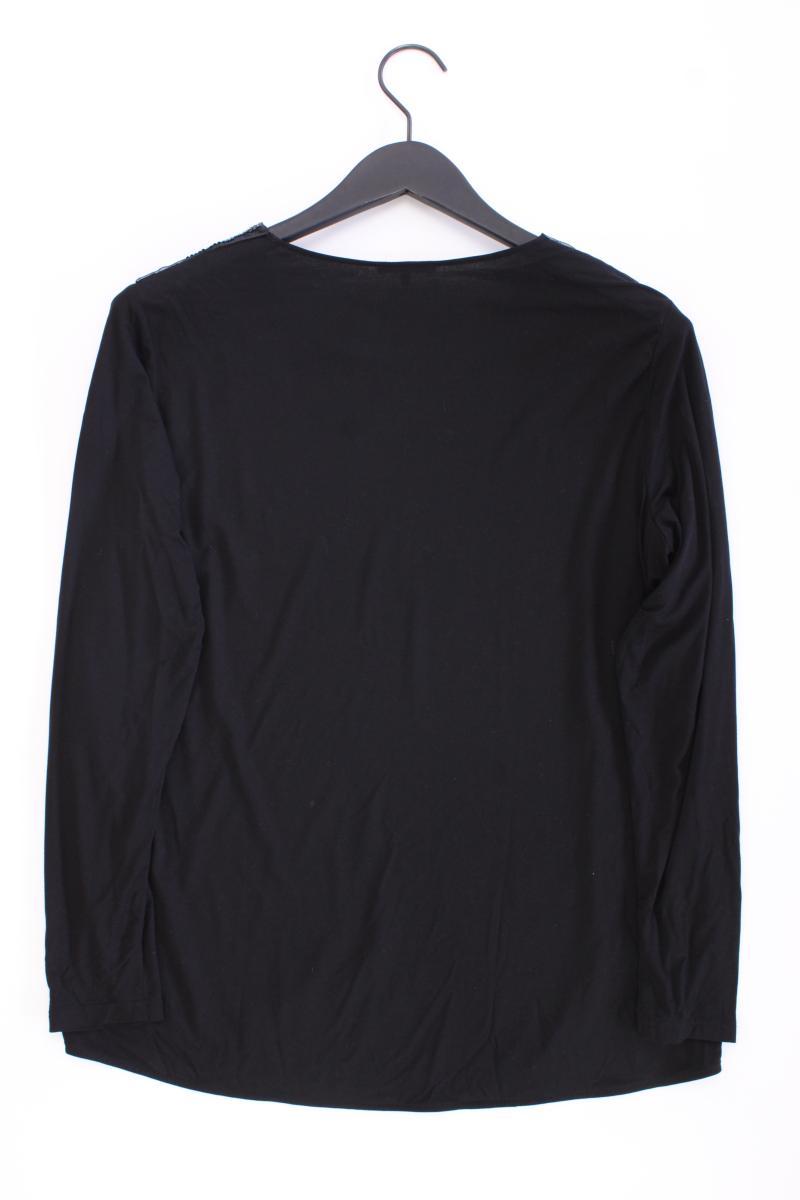 Hauber Langarmbluse Gr. 40 schwarz aus Polyester