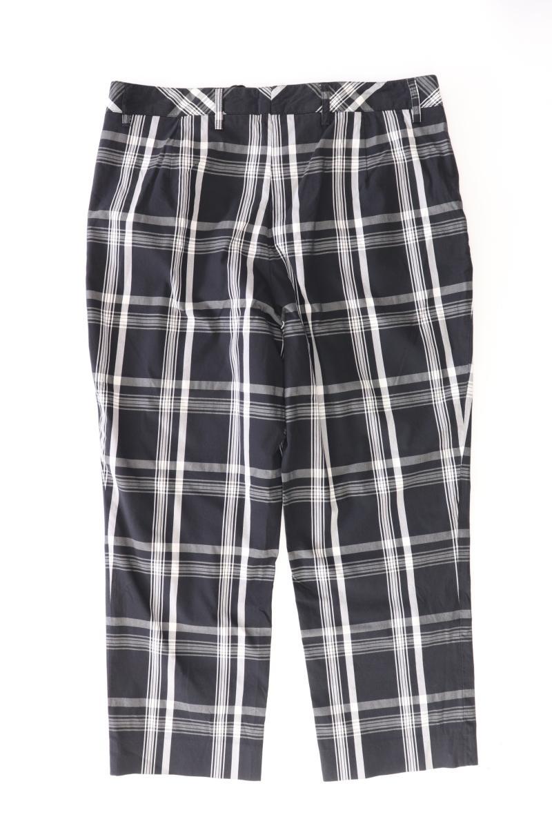 Madeleine 7/8 Hose Gr. 38 kariert grau aus Baumwolle