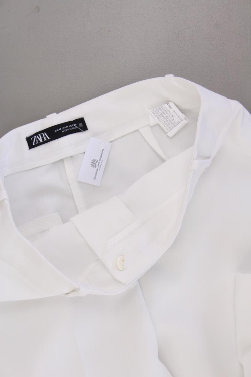 Zara Hose Gr. M weiß aus Polyester