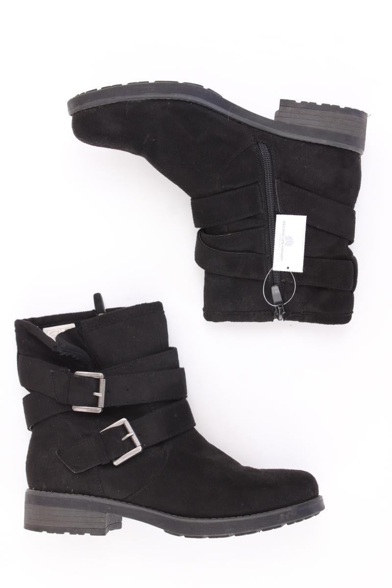 Stiefeletten Gr. 38 schwarz