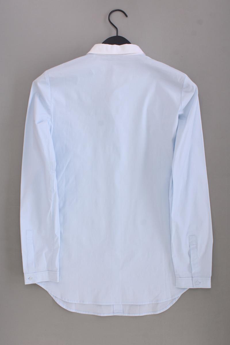 Esprit Langarmbluse Gr. 36 blau aus Baumwolle
