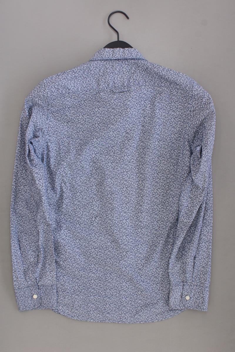 GAP Langarmbluse Gr. XS blau aus Baumwolle