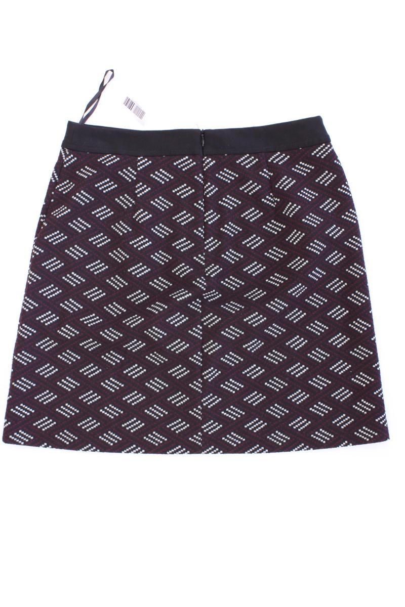 DUNNES Rock Gr. 38 geometrisches Muster schwarz aus Polyester