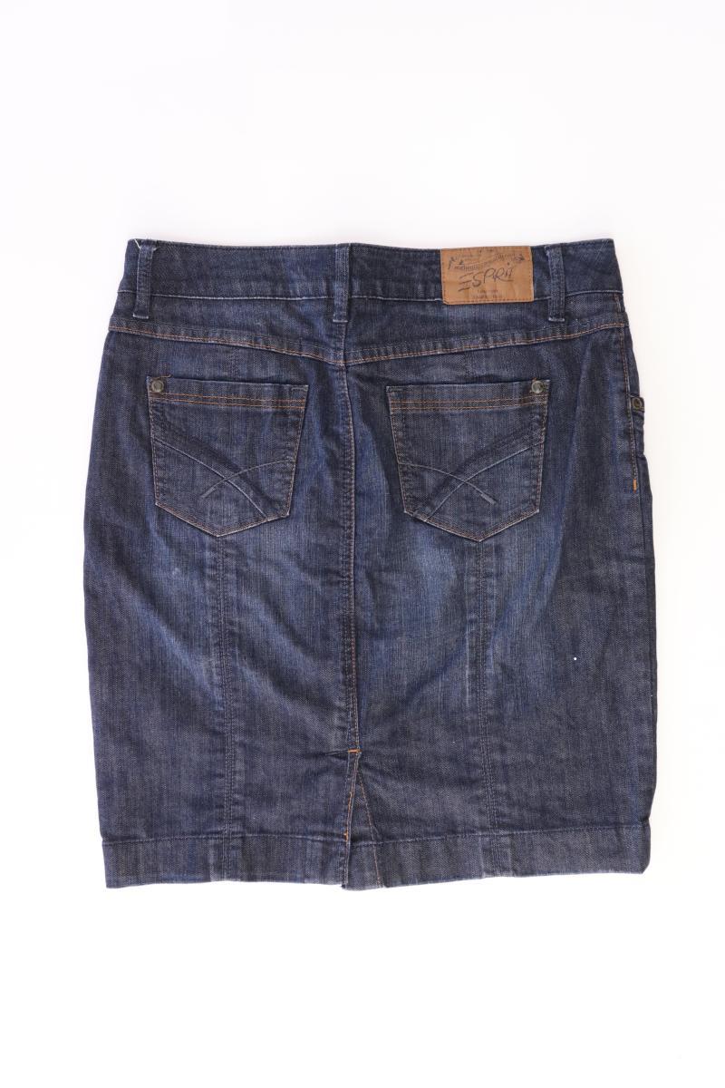 Esprit Jeansrock Gr. W30 blau aus Baumwolle