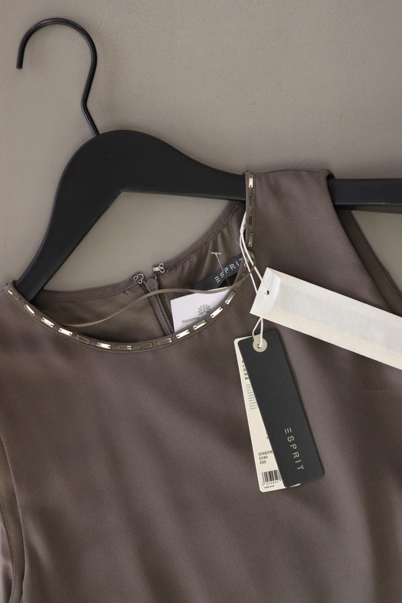 Esprit Chiffonkleid Gr. 36 neu mit Etikett Neupreis: 89,99€! Ärmellos braun