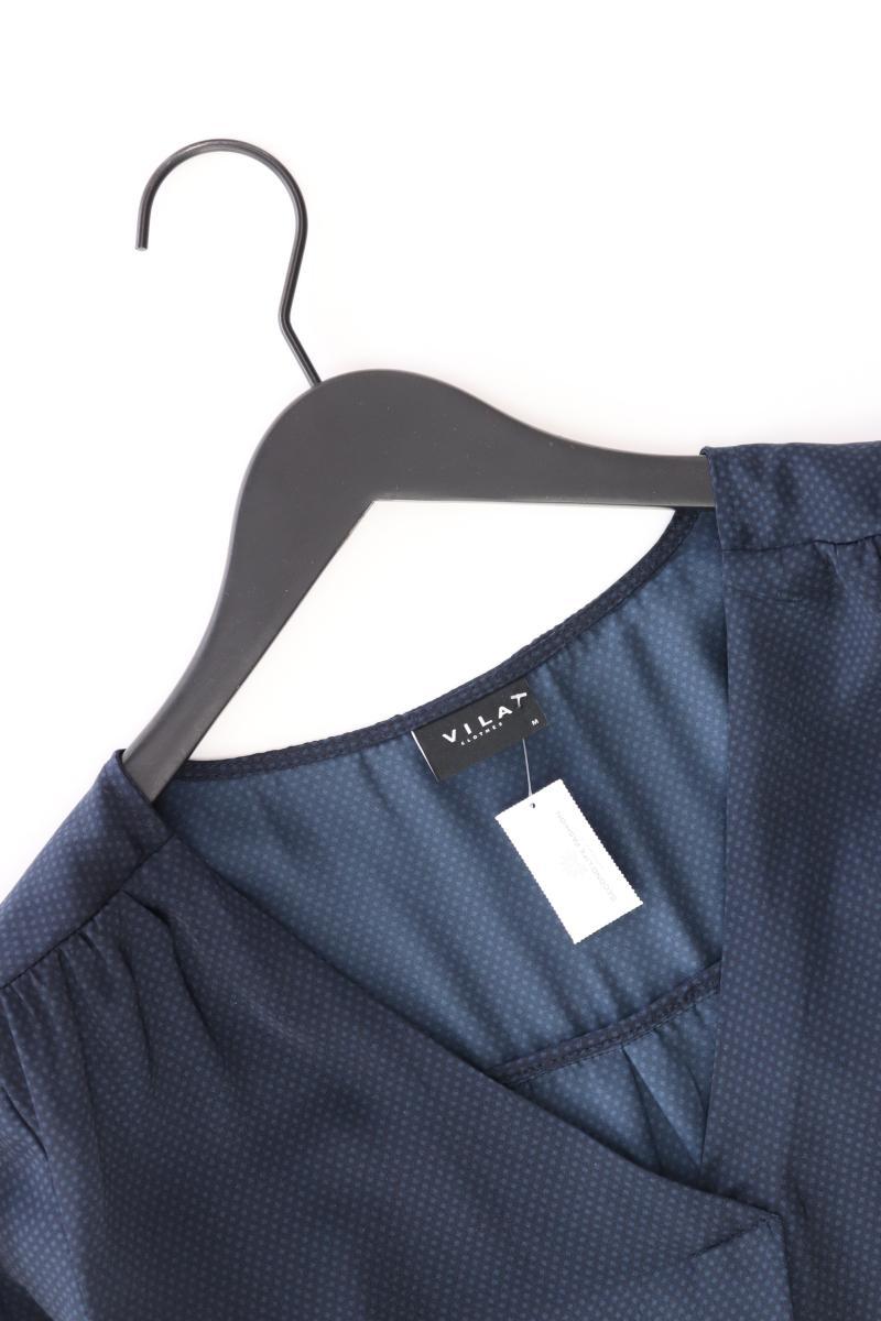 Vila Langarmbluse Gr. M blau aus Polyester