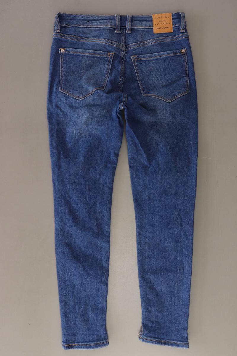 Mango 7/8 Jeans Gr. 34 Modell Kate blau aus Baumwolle
