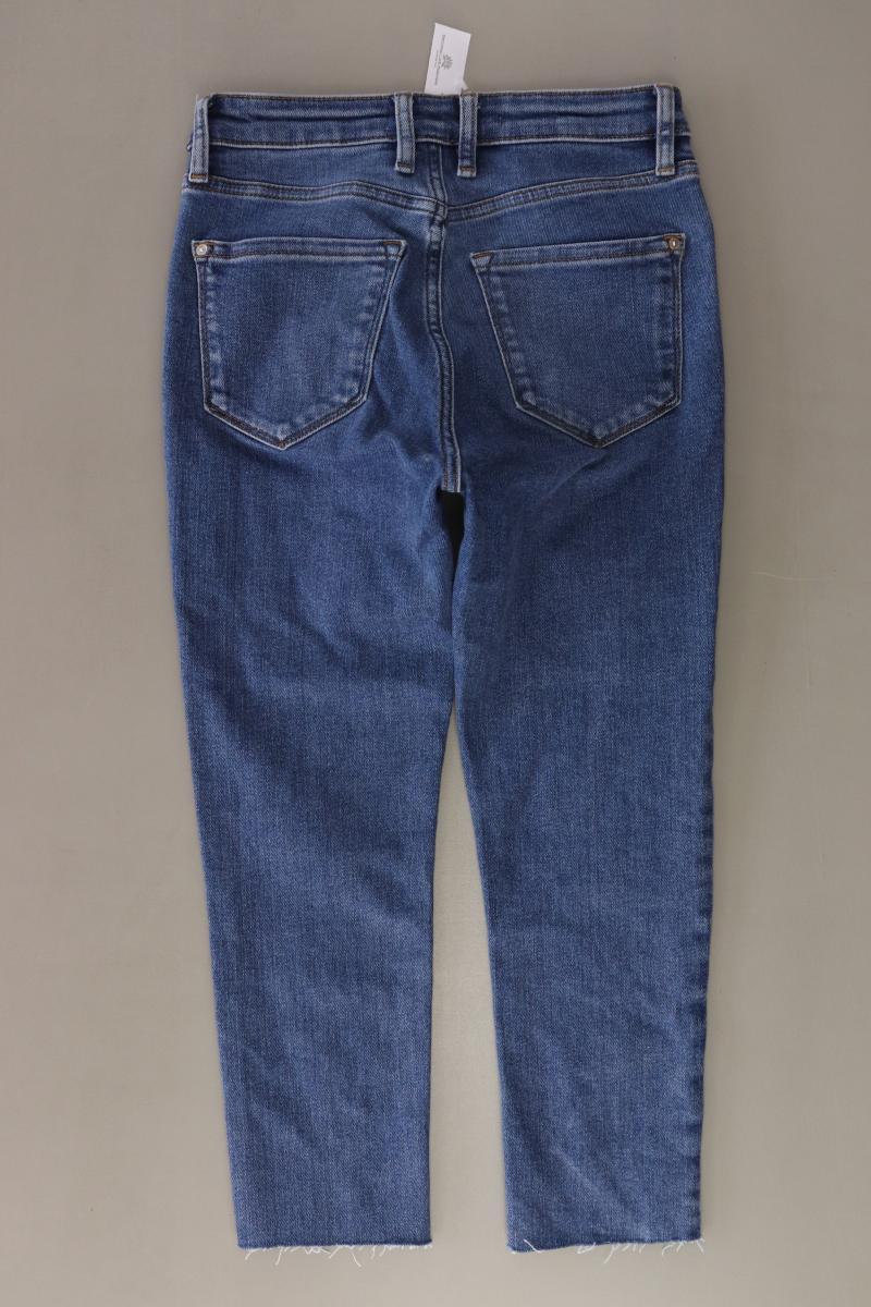 Mango 7/8 Jeans Gr. 34 blau aus Baumwolle