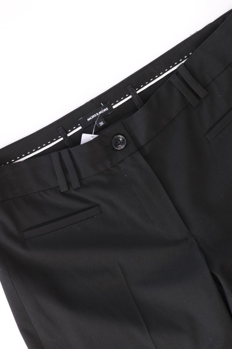 More&More Anzughose Gr. 36 schwarz aus Polyester