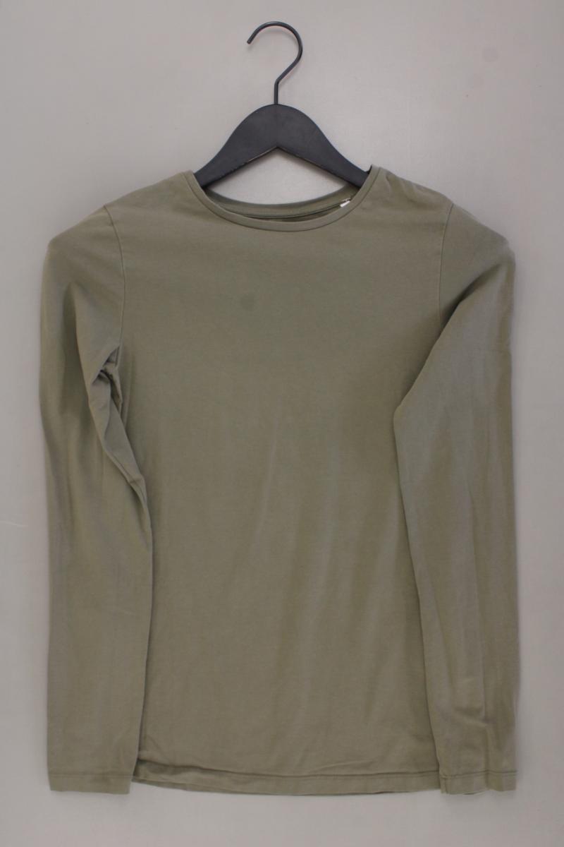 Opus Langarmshirt Smilla Gr. 38 olivgrün aus Baumwolle