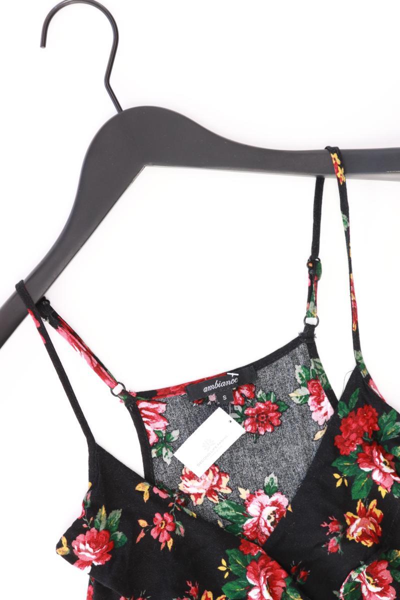 AMBIANCE Playsuit Gr. S mit Blumenmuster schwarz
