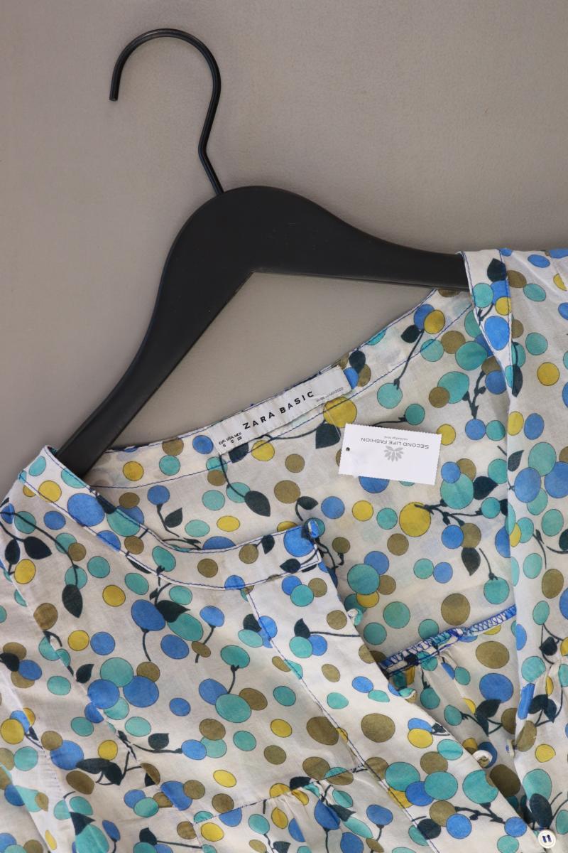 Zara Regular Tunika Gr. S blau aus Baumwolle