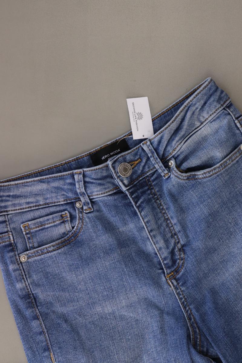 Vero Moda Skinny Jeans Gr. XS/L34 blau aus Baumwolle