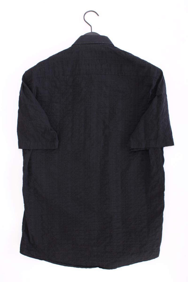 Casa Moda Kurzarmhemd für Herren Gr. Hemdgröße 39/40 schwarz aus Baumwolle