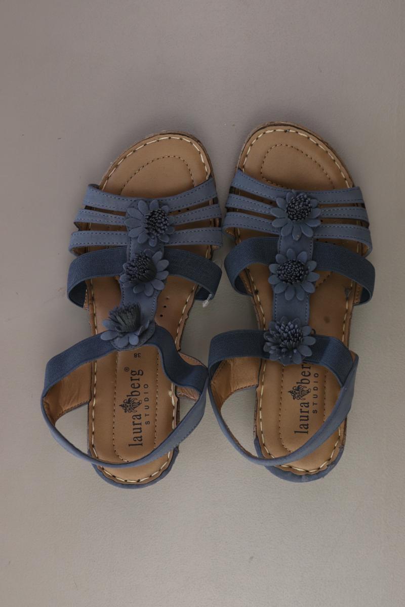 Laura Berg Sandaletten Gr. 38 neuwertig blau