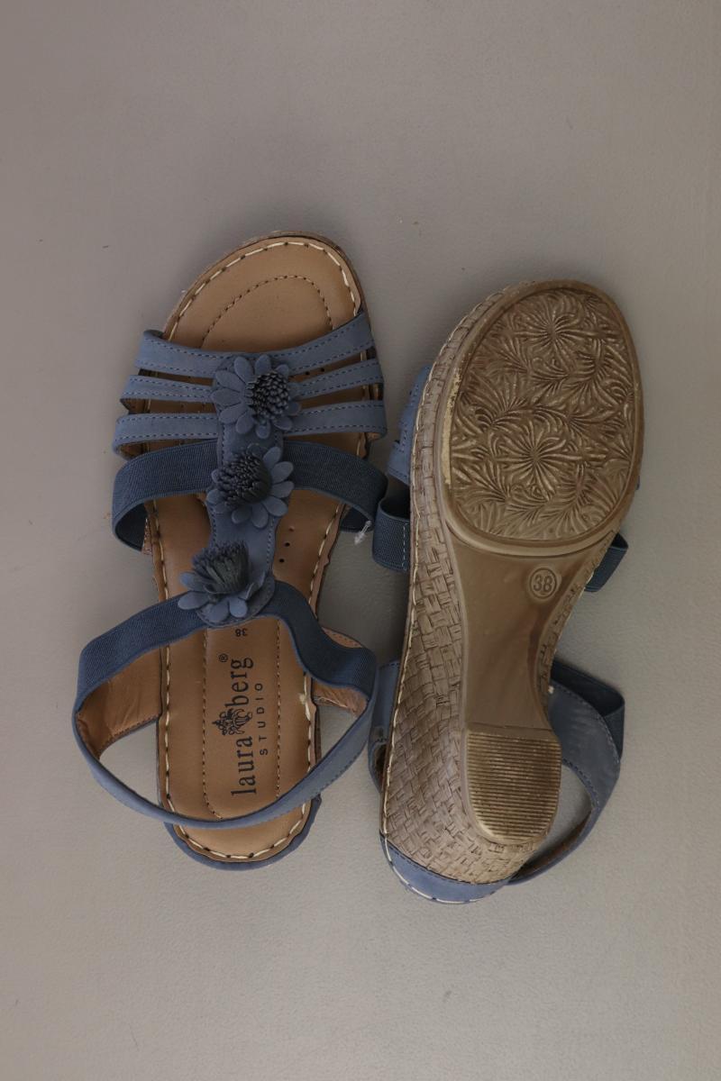 Laura Berg Sandaletten Gr. 38 neuwertig blau