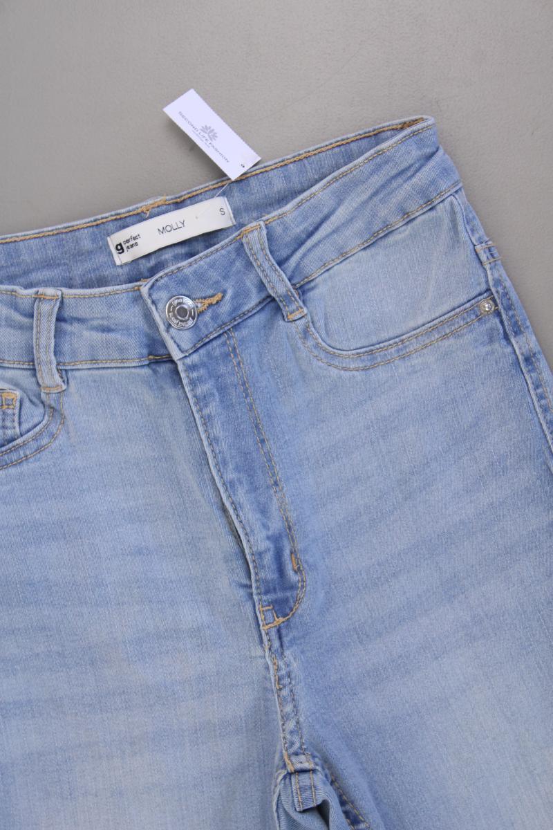 Gina Tricot Jeans Gr. S blau aus Baumwolle
