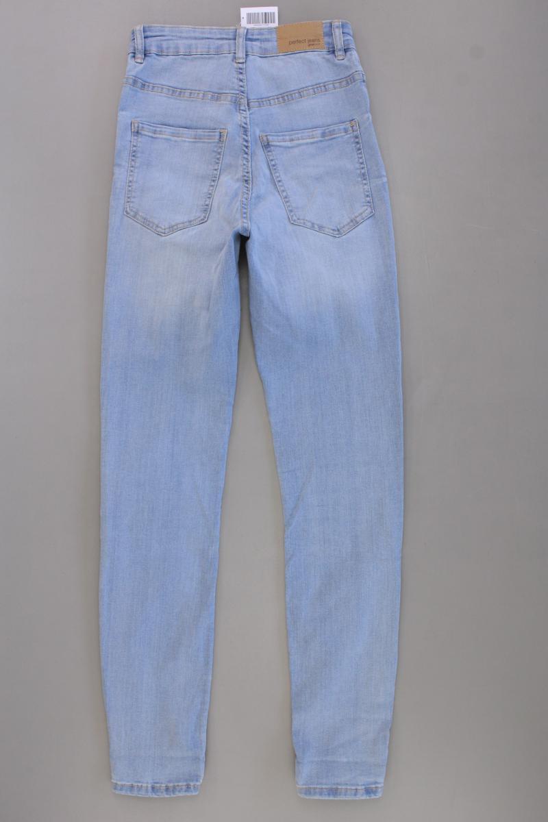 Gina Tricot Jeans Gr. S blau aus Baumwolle