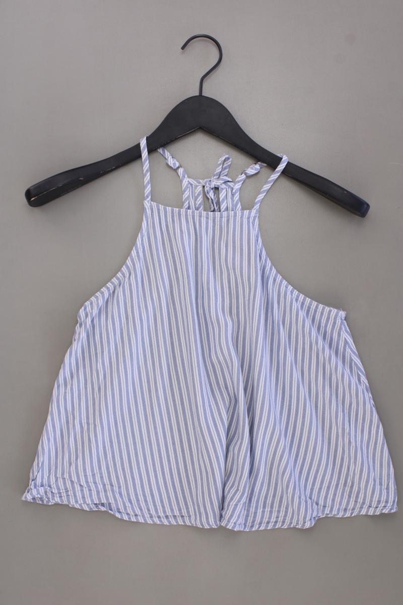 Hollister Spaghetti-Top Gr. XS gestreift blau aus Viskose