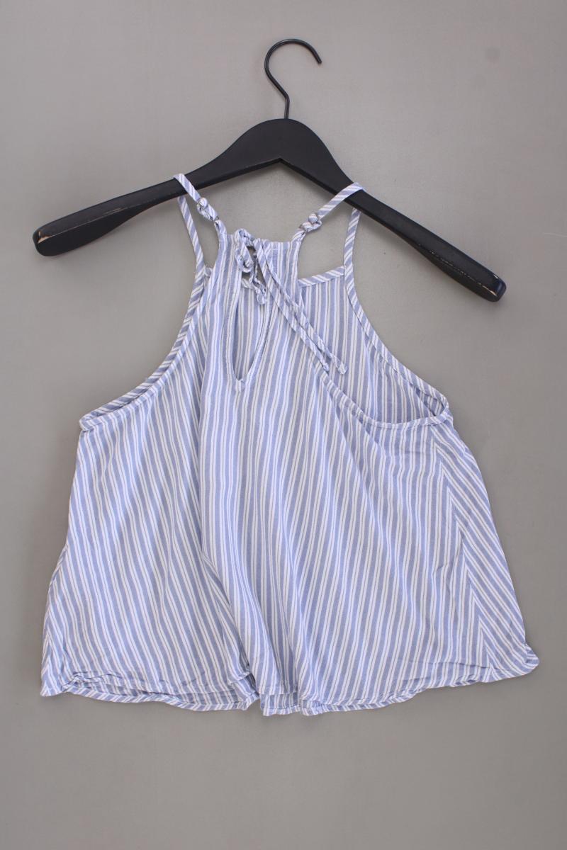 Hollister Spaghetti-Top Gr. XS gestreift blau aus Viskose