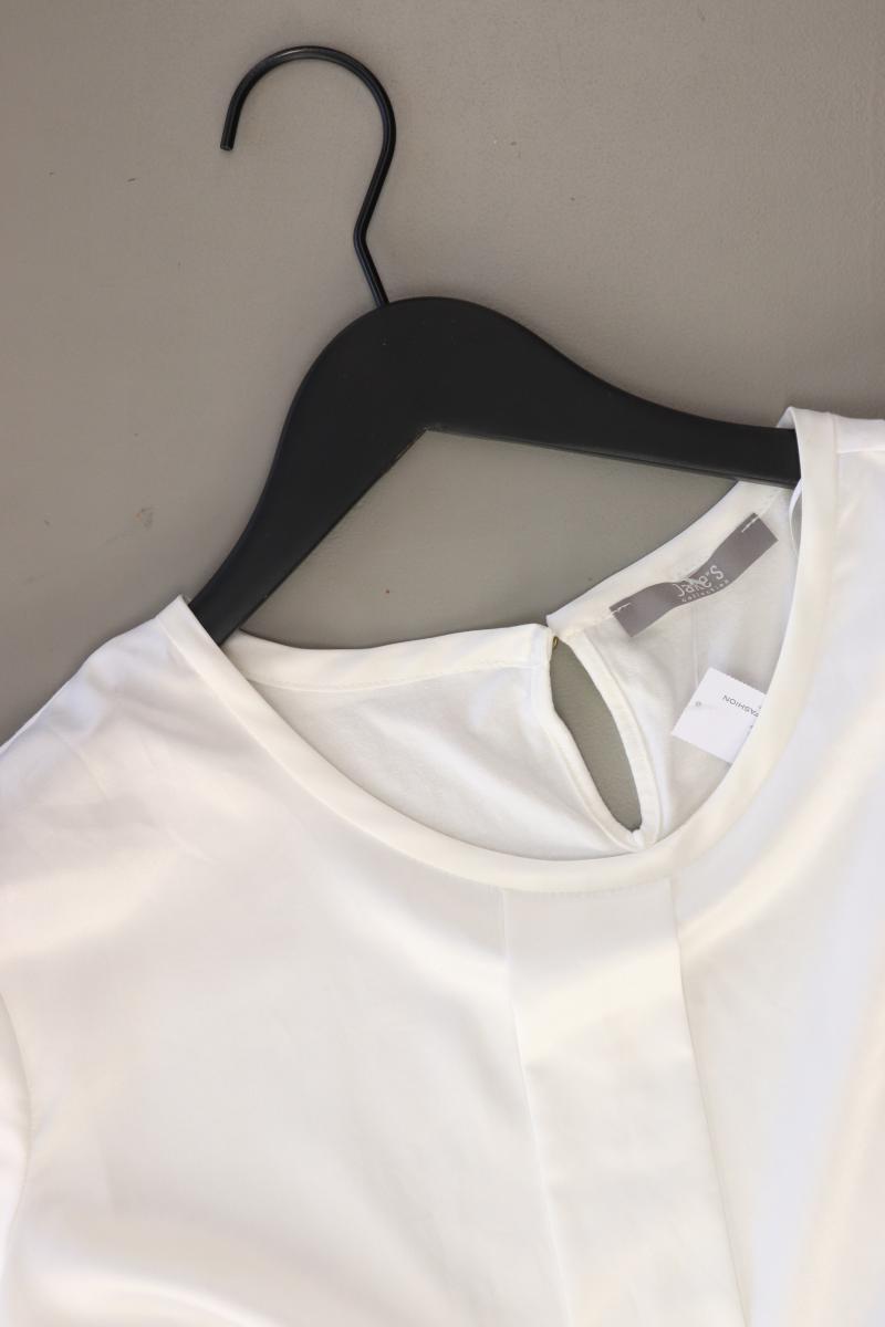 Jake*s Kurzarmbluse Gr. 44 weiß aus Polyester