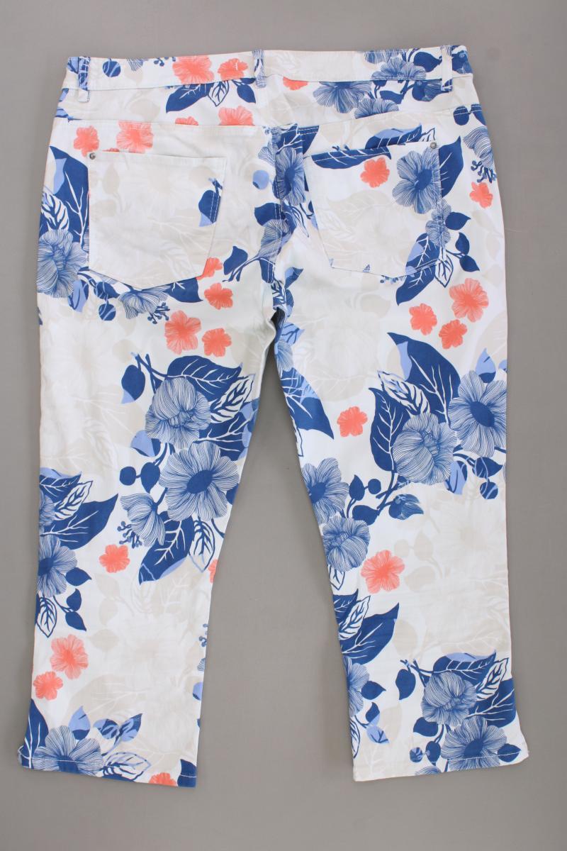 Esprit 7/8 Hose Gr. 44 mit Blumenmuster mehrfarbig