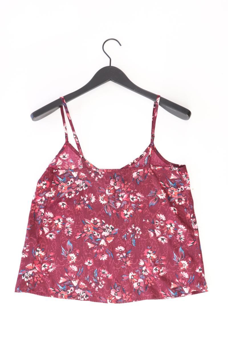 Hollister Spaghetti-Top Gr. S mit Blumenmuster rot aus Polyester