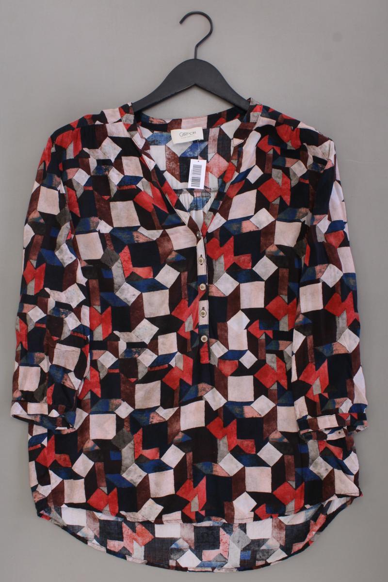 Cartoon Classic Bluse Gr. 42 geometrisches Muster 3/4 Ärmel mehrfarbig