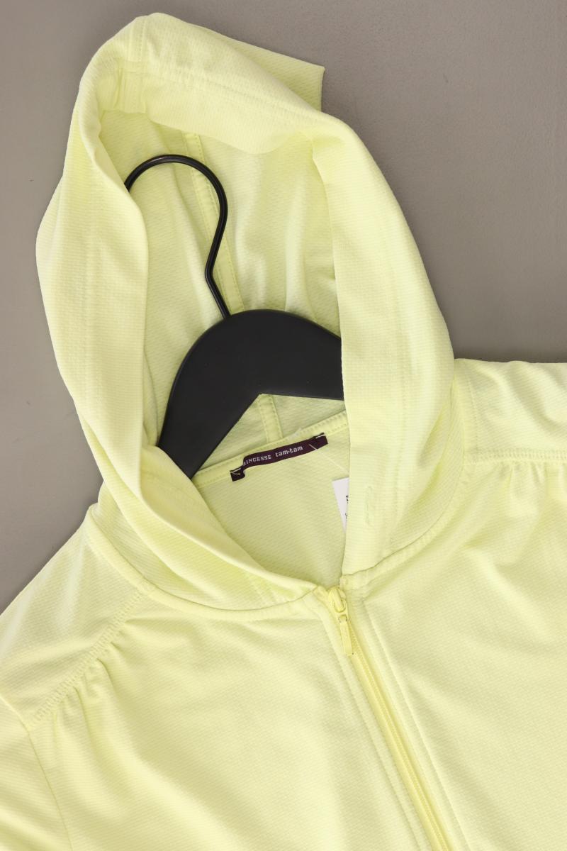 princesse tam tam Sweatjacke Gr. S Langarm gelb aus Polyester