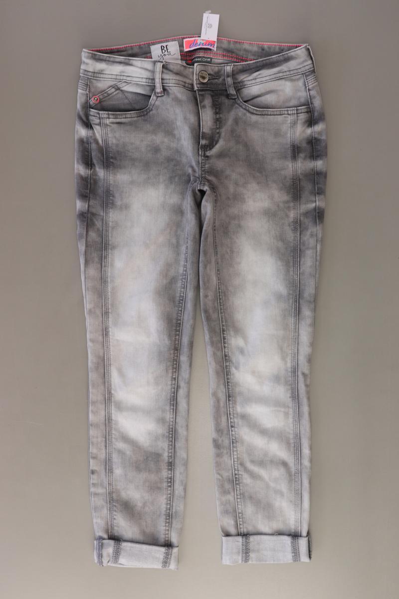 Street One 7/8 Jeans Gr. W25 grau aus Baumwolle