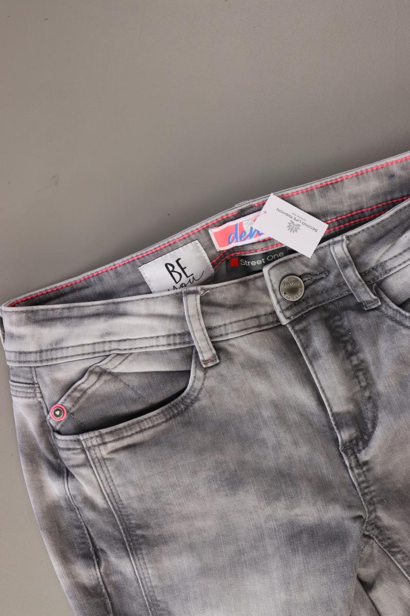 Street One 7/8 Jeans Gr. W25 grau aus Baumwolle