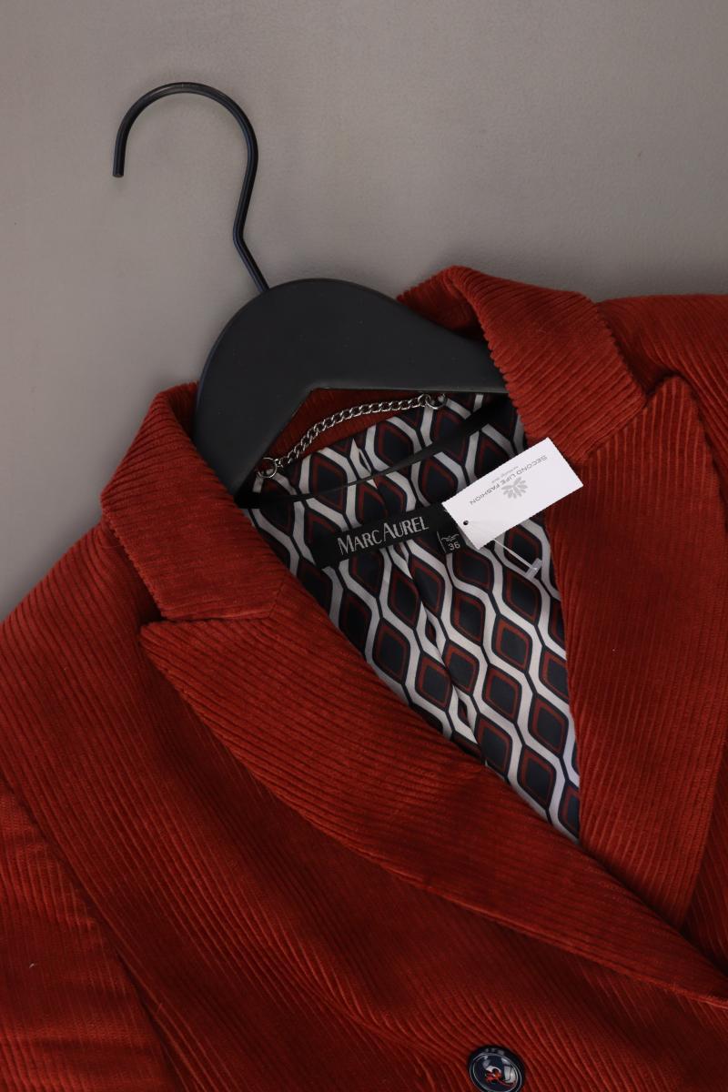 Marc Aurel Cordblazer Gr. 36 orange aus Baumwolle