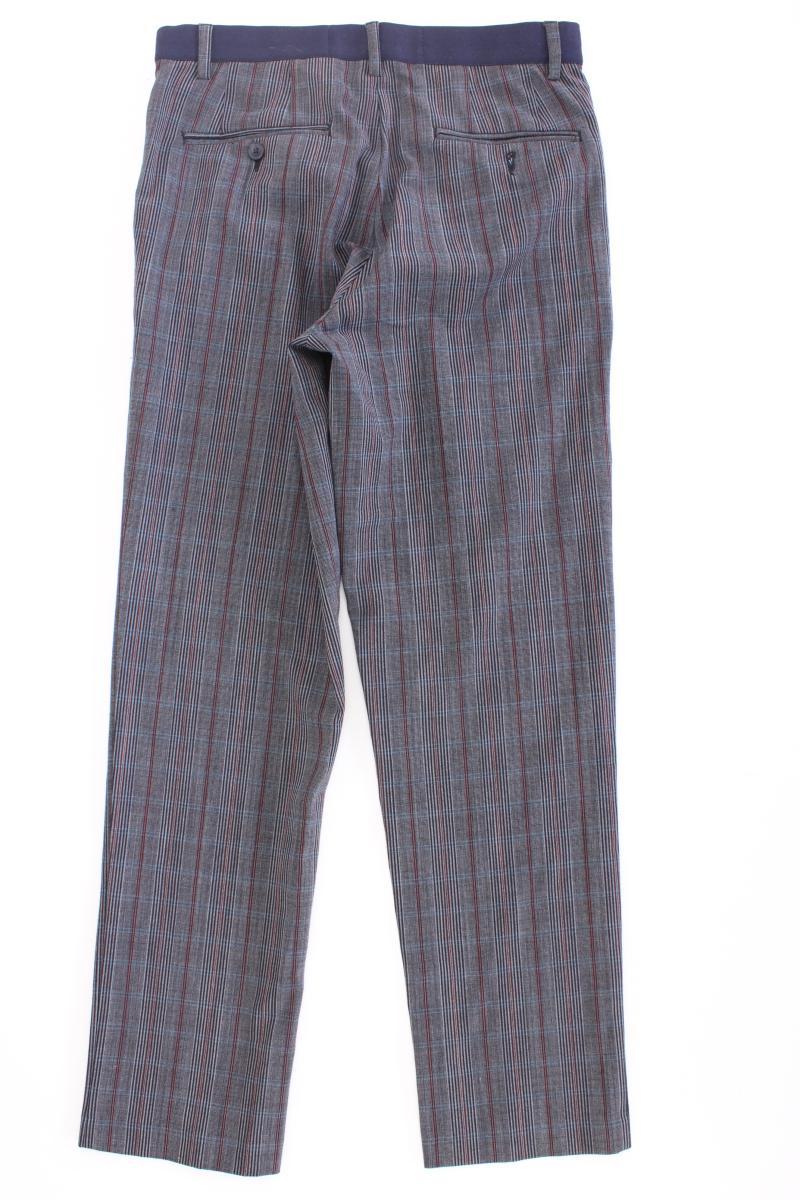 United Colors of Benetton Stoffhose Gr. IT 42 (S) gestreift grau aus Viskose