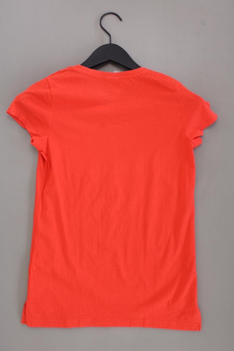 QS by s.Oliver T-Shirt Gr. XS Kurzarm rot aus Baumwolle