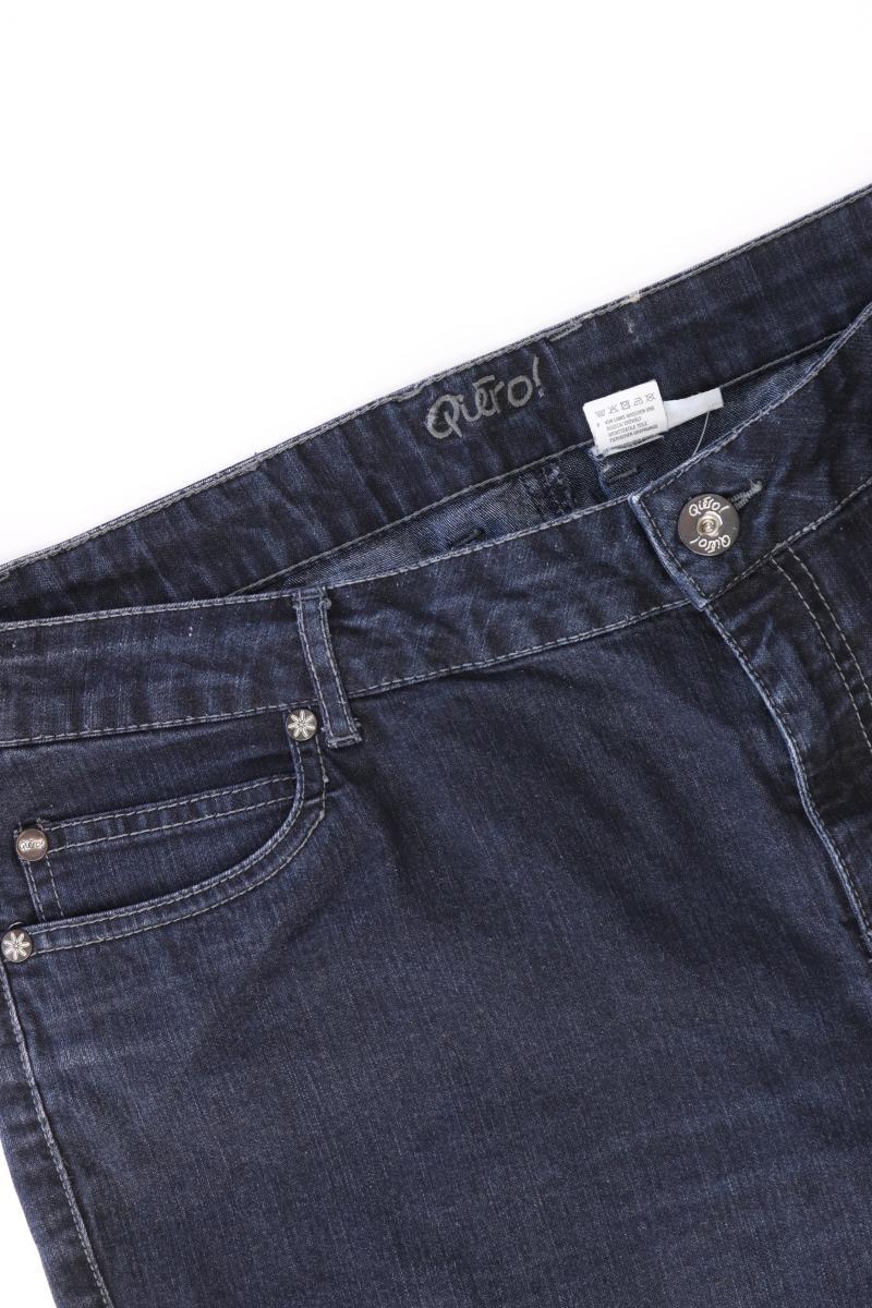 Qiero! Straight Jeans Gr. 44 blau aus Baumwolle