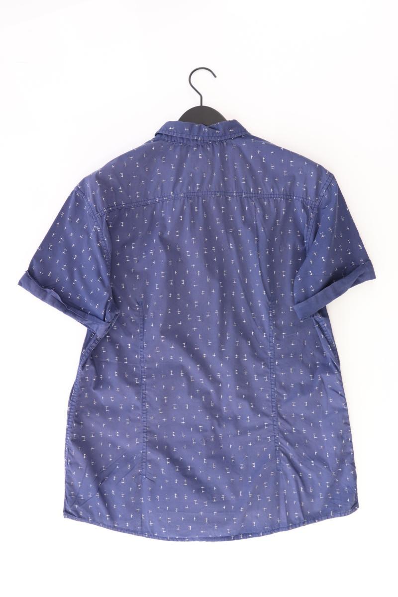 edc by Esprit Kurzarmhemd für Herren Gr. XL blau aus Baumwolle