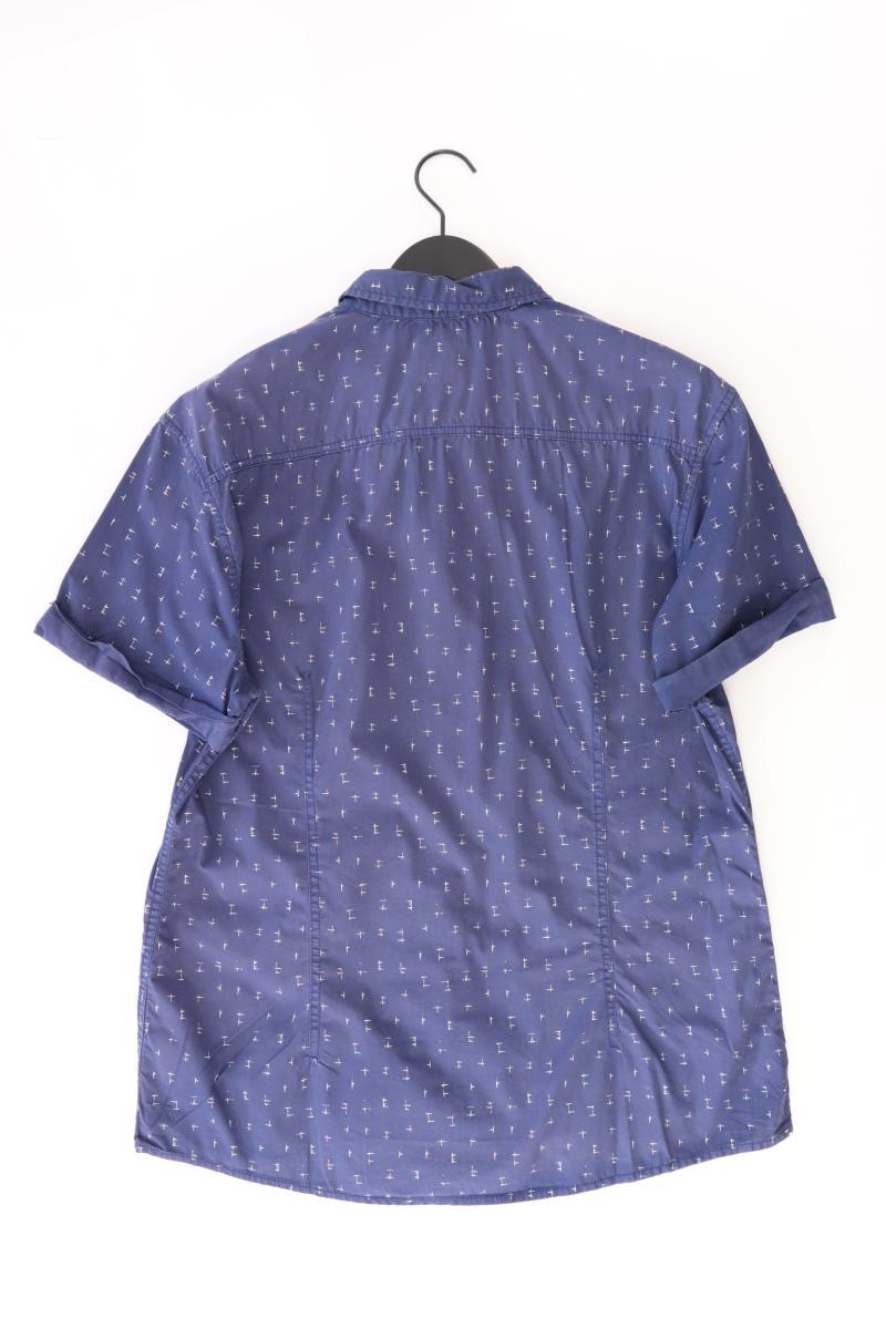 edc by Esprit Kurzarmhemd für Herren Gr. XL blau aus Baumwolle