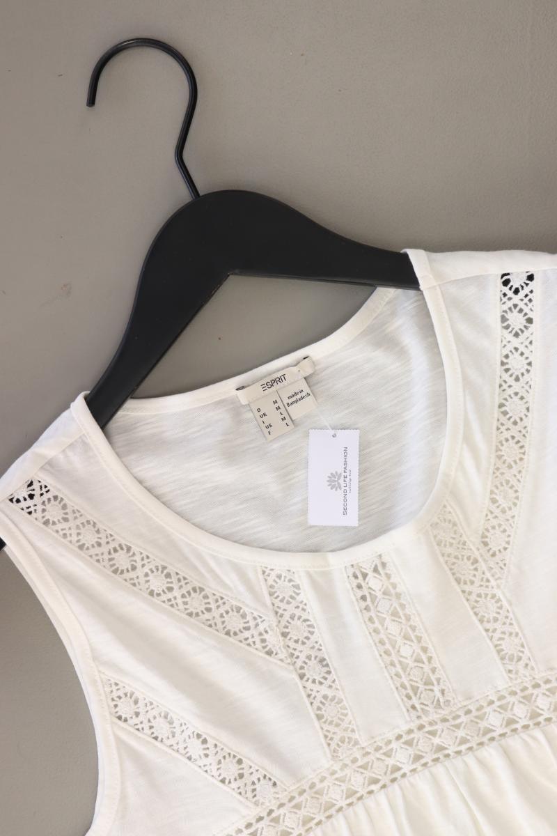Esprit Trägertop Gr. M weiß aus Baumwolle
