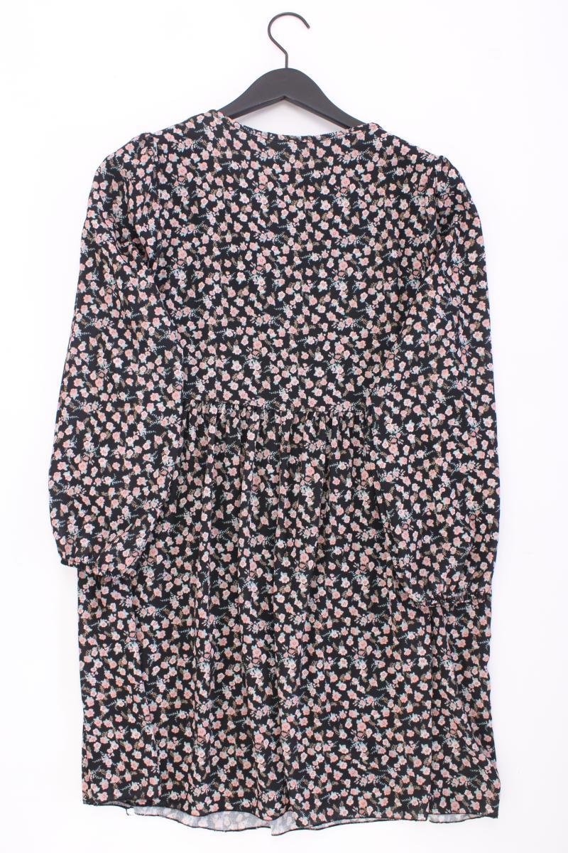 Hailys Kleid Gr. M mit Blumenmuster Langarm schwarz