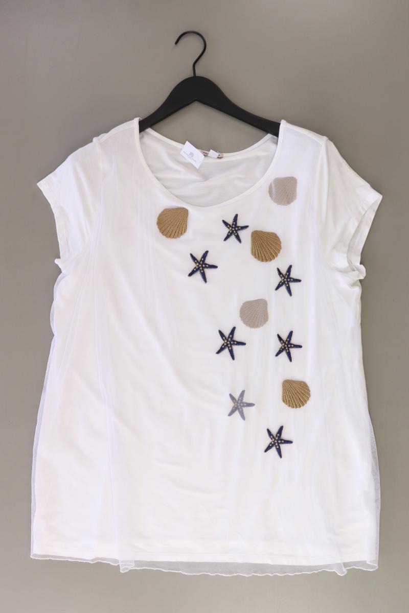 Second Hand Outfit Größe XXL mit Alba Moda Kurzarmbluse in Gr. 48 und Armband