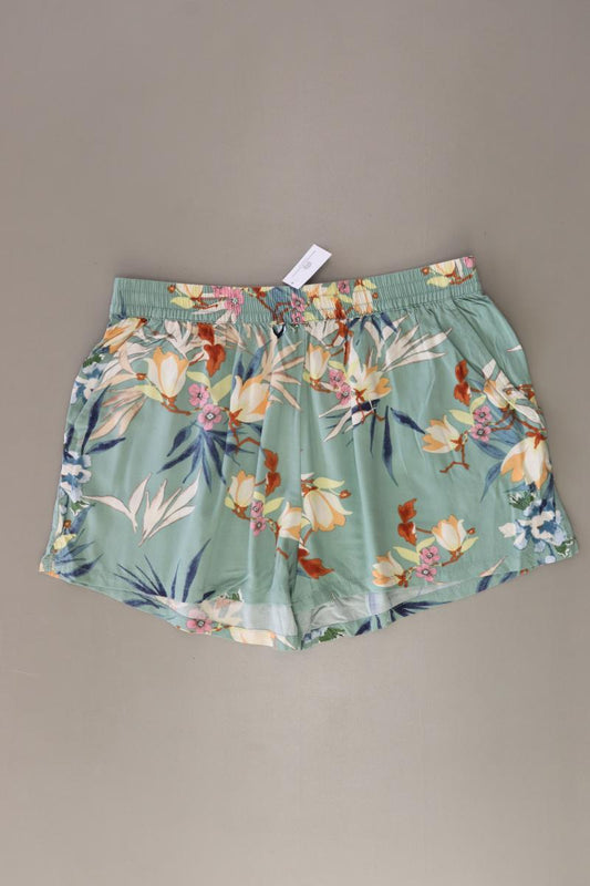 Only Shorts Gr. 38 mit Blumenmuster türkis aus Viskose