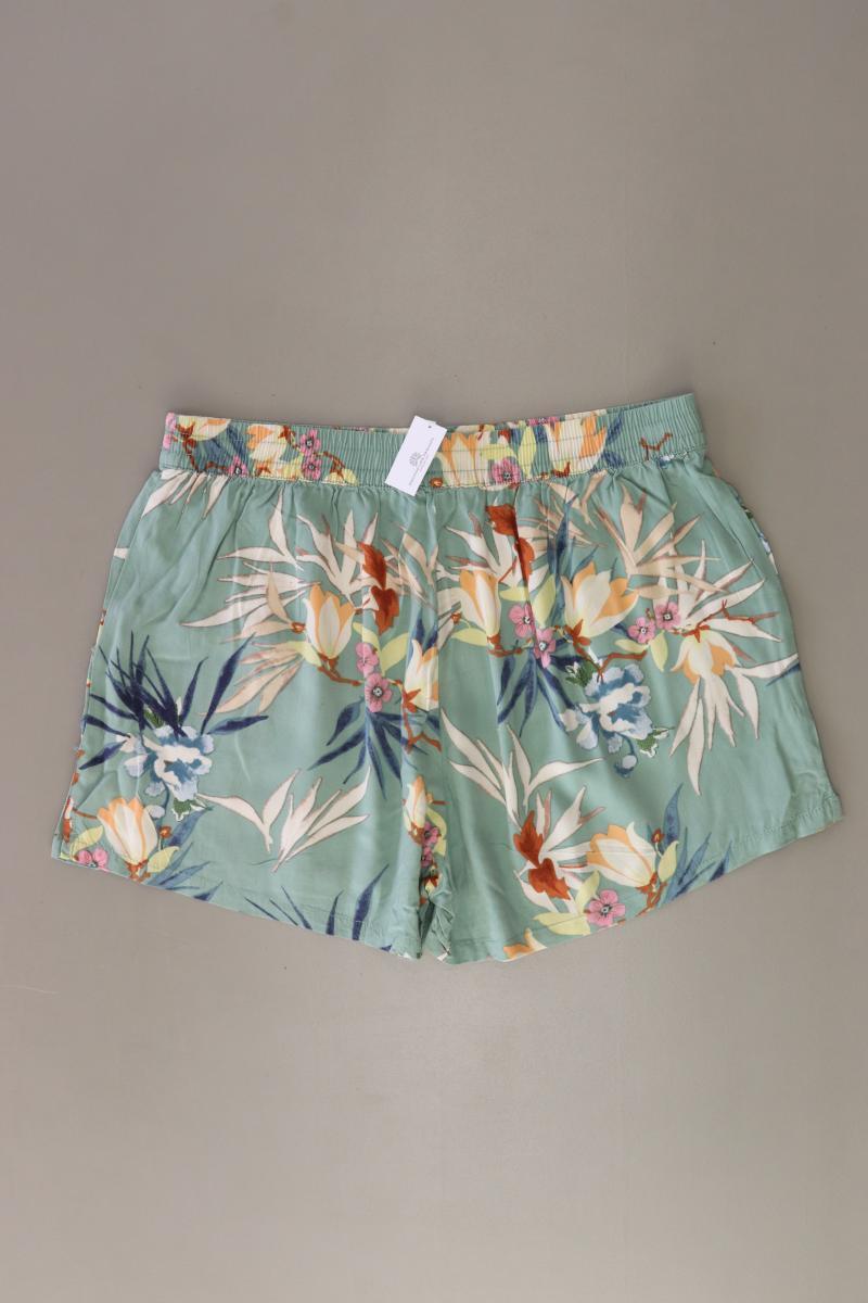 Only Shorts Gr. 38 mit Blumenmuster türkis aus Viskose