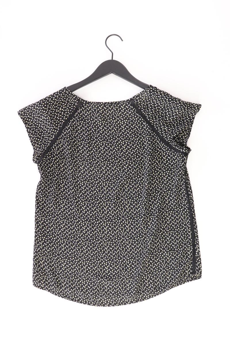 Maison Scotch Kurzarmbluse Gr. 40 schwarz aus Polyester