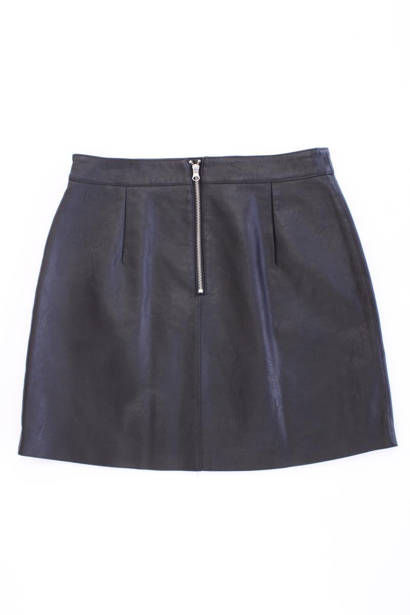 Paraphrase Kunstlederrock Gr. 40 schwarz aus Polyester