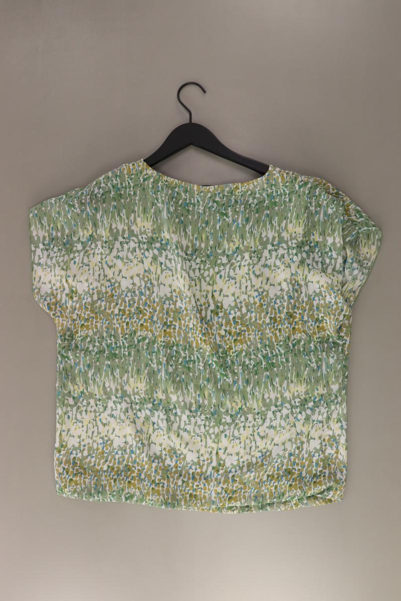Steilmann Kurzarmbluse Gr. 42 grün aus Polyester